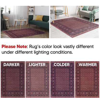 Baluch tribal rug in a southwestern dining room