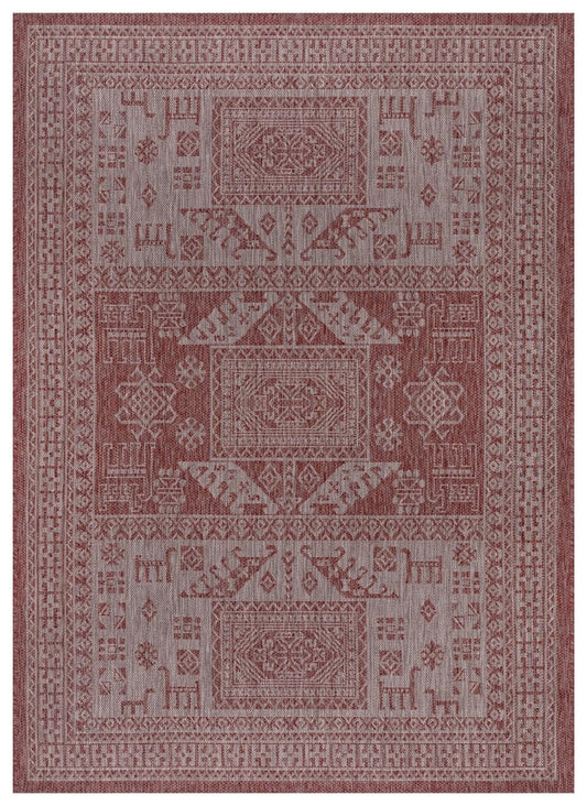 Terrace Outdoor Rugs, Force Red