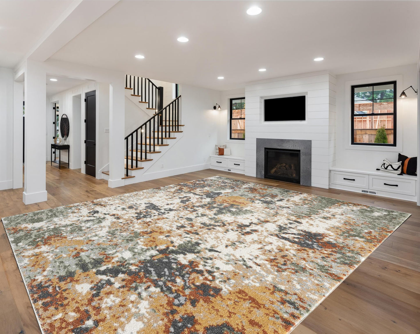 Elite Indoor Rugs, Skies Green