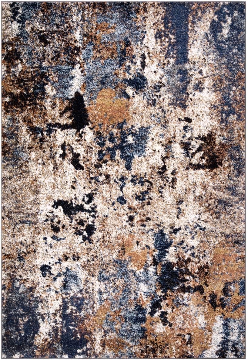 Multi Watercolor Rug Multicolor Watercolor Area Rug | Modern Abstract Rug – Keen Home Design