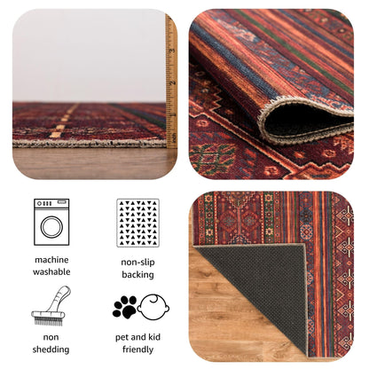 Anatolian kilim runner styled in an entry hallway