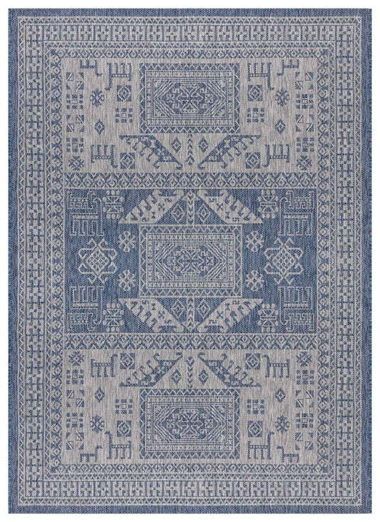 Terrace Outdoor Rugs, Force Navy