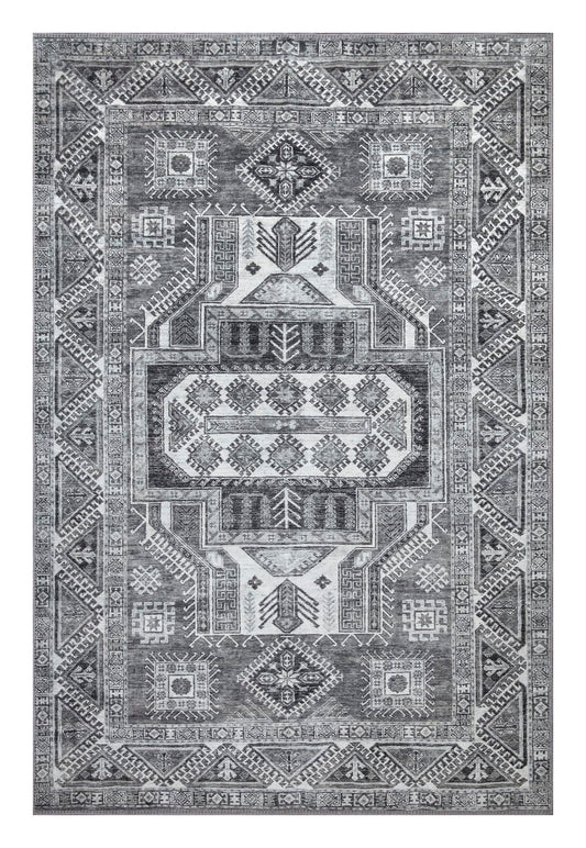 Tiderug Machine Washable Rugs, Grey