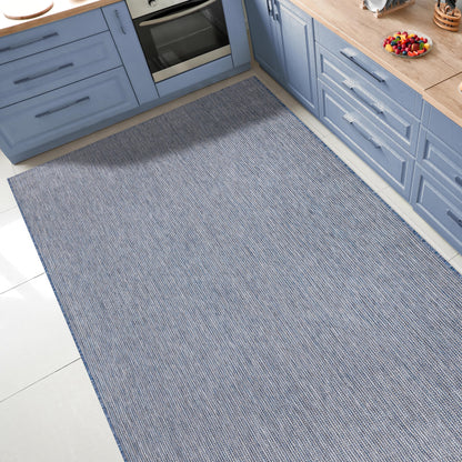 Terrace Outdoor Rugs, Solid Navy